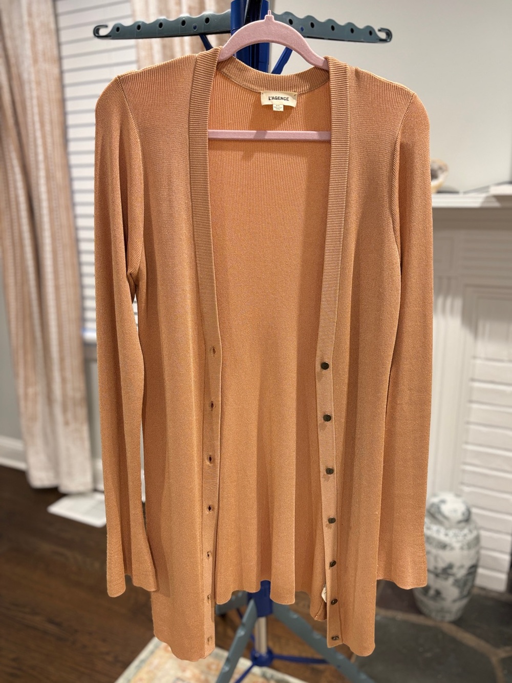 L’AGENCE Longline Knit Cardigan - Size Medium
